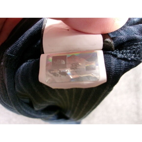 The North Face Shirt Mens S FlashDry Pocket Short Sleeve Navy Striped Tee - Picture 10 of 12